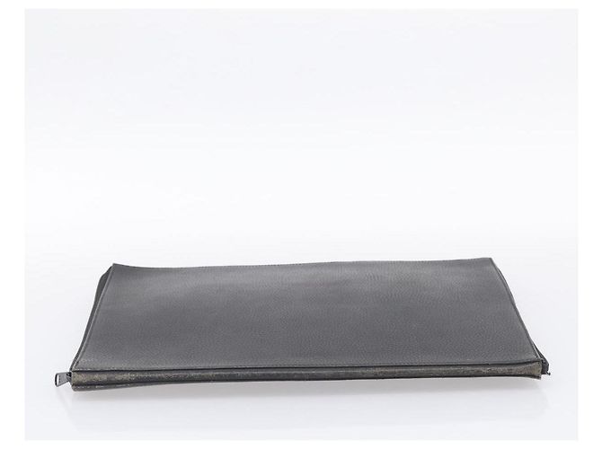 Hermès HERMES Clutch Bag Leather Black Auth ti4044 - Jerrillo - vista 6