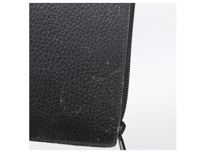 Hermès HERMES Clutch Bag Leather Black Auth ti4044 - Jerrillo - vista 8