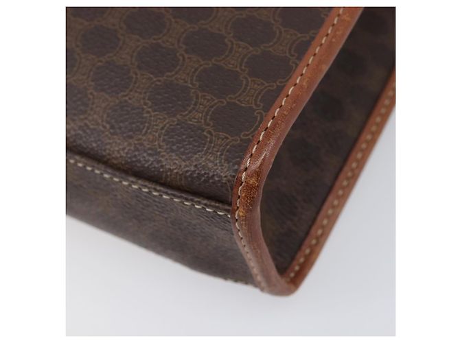 Céline CELINE Macadam Canvas Shoulder Bag PVC Leather Brown Gold Auth 213322 - Jerrillo - vista 15