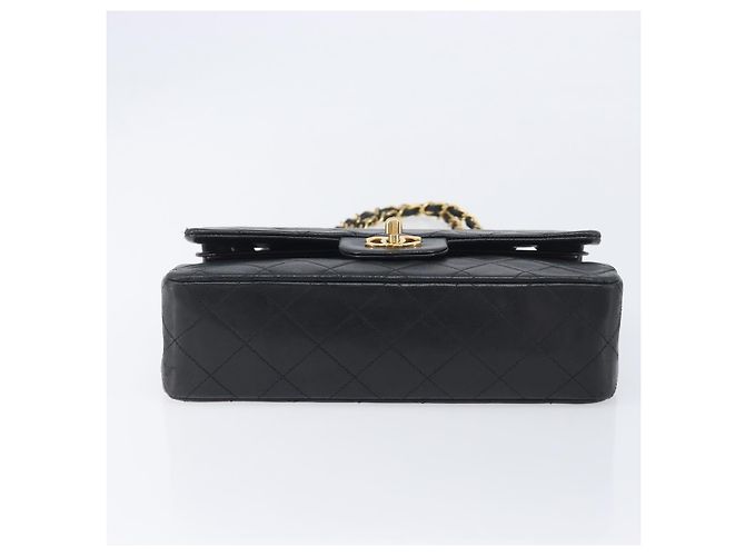 Chanel Classic Timeless Double Flap Quilted Lambskin Small - vista 5