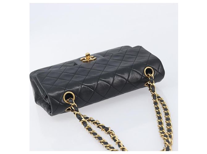 Chanel Classic Timeless Double Flap Quilted Lambskin Small - vista 6