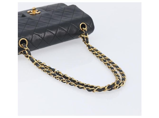 Chanel Classic Timeless Double Flap Quilted Lambskin Small - vista 7