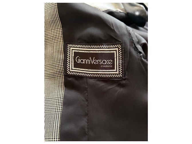 Gianni Versace Couture karierte Jacke - Ansicht 4