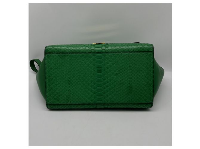 Trapèze Céline Celine Trapeze Leather with Python Medium - vista 6
