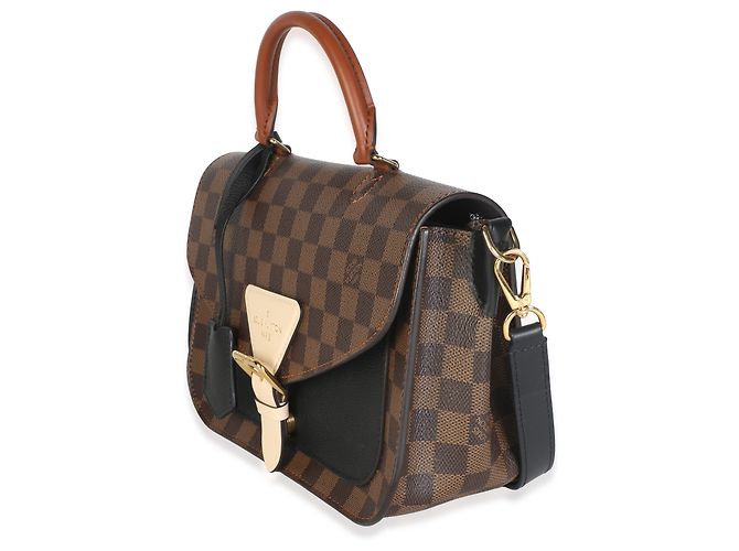 Louis Vuitton Black Damier Ebene Canvas Beaumarchais - vista 3
