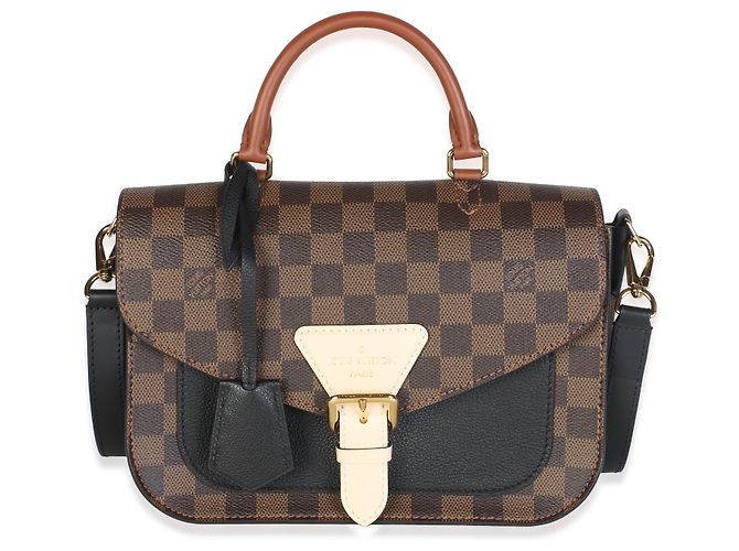 Louis Vuitton Black Damier Ebene Canvas Beaumarchais - vista 8