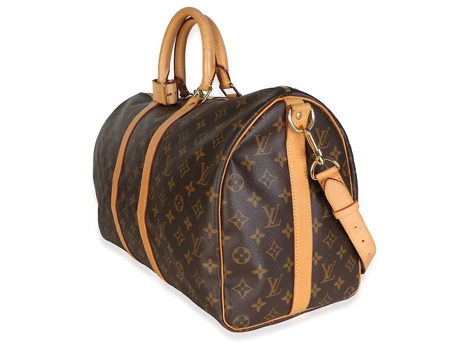 Louis Vuitton Monogram Canvas Keepall Bandouliere 45 - vista 3