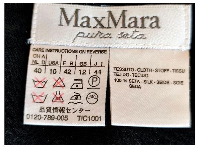 Max Mara ärmelloses Seidenkleid - Ansicht 3