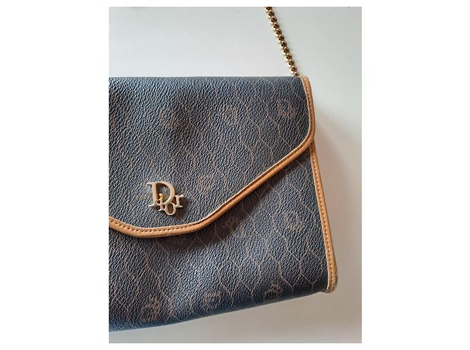 Borsa a tracolla Dior Monogram in pelle marrone - vista 2