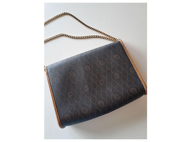 Borsa a tracolla Dior Monogram in pelle marrone - vista 8