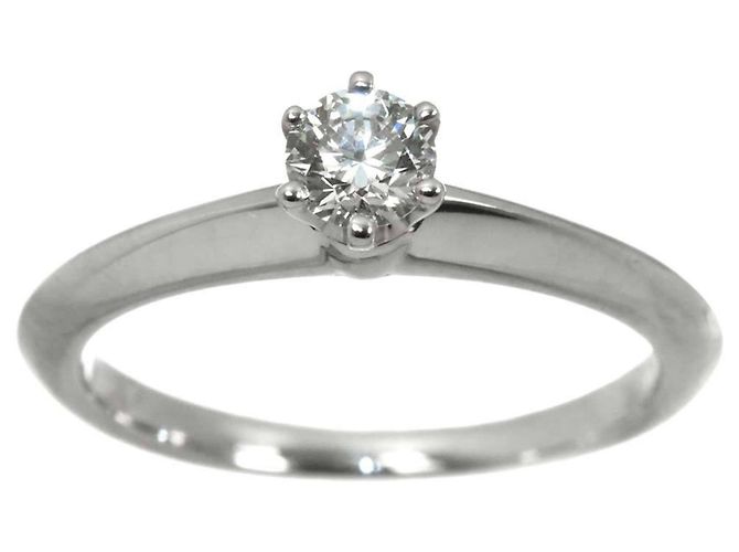 Autre Marque Tiffany & Co. Solitär-Diamantband Ring - Ansicht 2