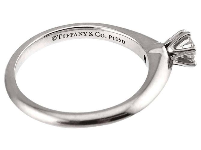 Autre Marque Tiffany & Co. Solitär-Diamantband Ring - Ansicht 3