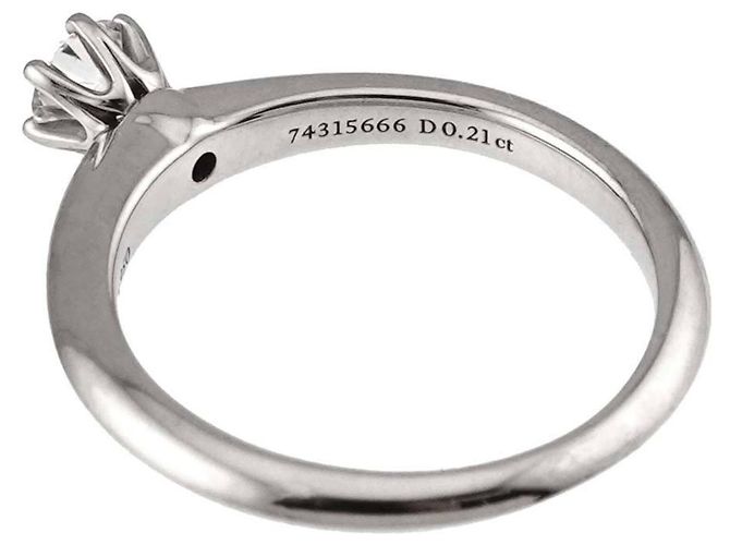 Autre Marque Tiffany & Co. Solitär-Diamantband Ring - Ansicht 4