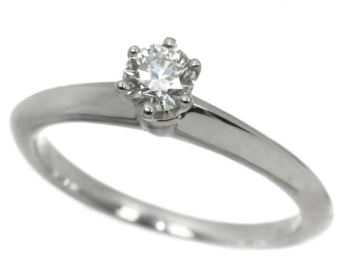 Autre Marque Tiffany & Co. Solitär-Diamantband Ring - Ansicht 5