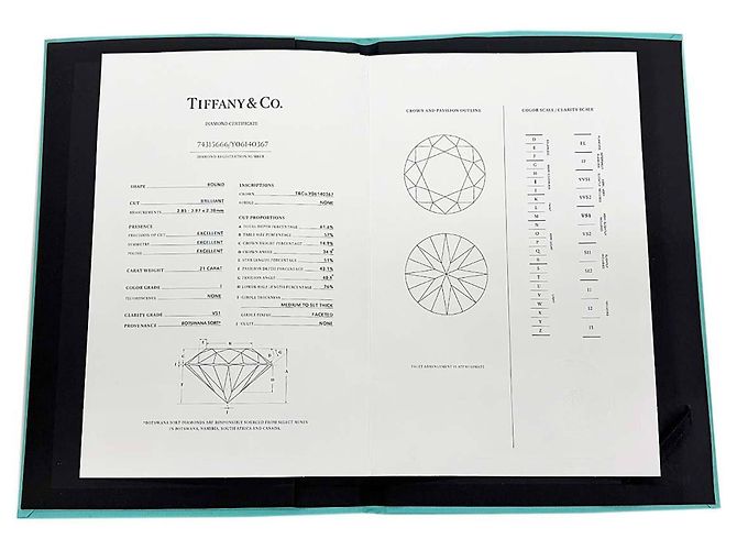 Autre Marque Tiffany & Co. Solitär-Diamantband Ring - Ansicht 9