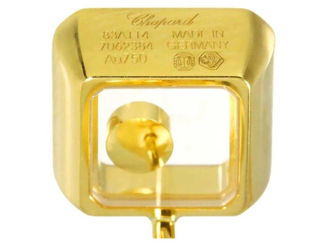 Orecchini Chopard Happy Diamonds Square - vista 5