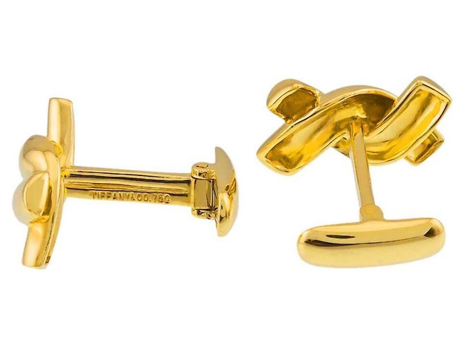 Autre Marque Gemelli Tiffany & Co. in oro giallo 18K - vista 3