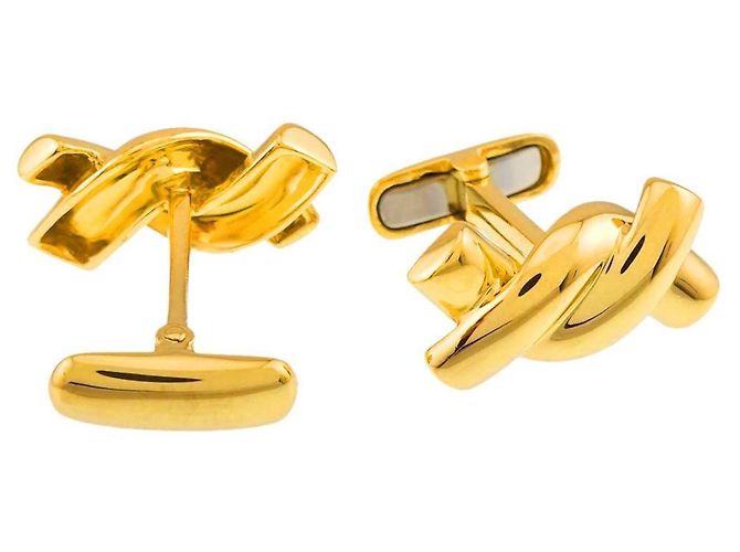 Autre Marque Gemelli Tiffany & Co. in oro giallo 18K - vista 4