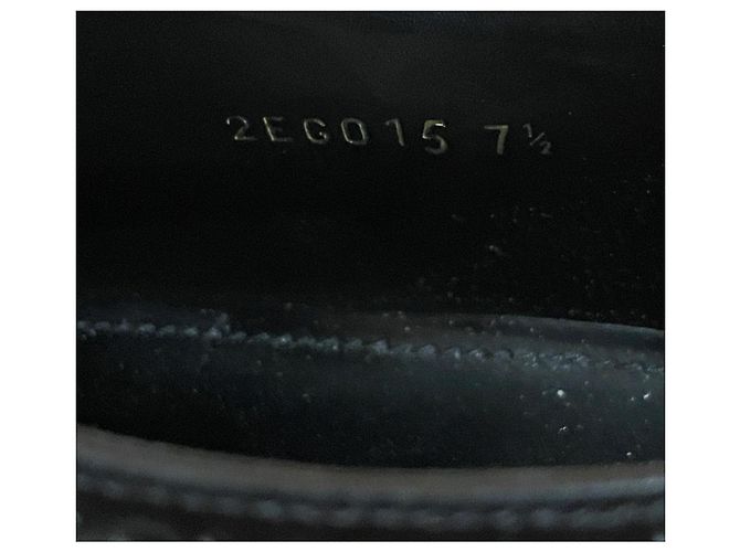 Scarpe stringate Prada in pelle nera - vista 6