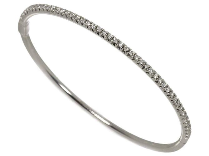 Autre Marque Bracciale rigido Tiffany & Co. Metro Hinge con diamanti - vista 3