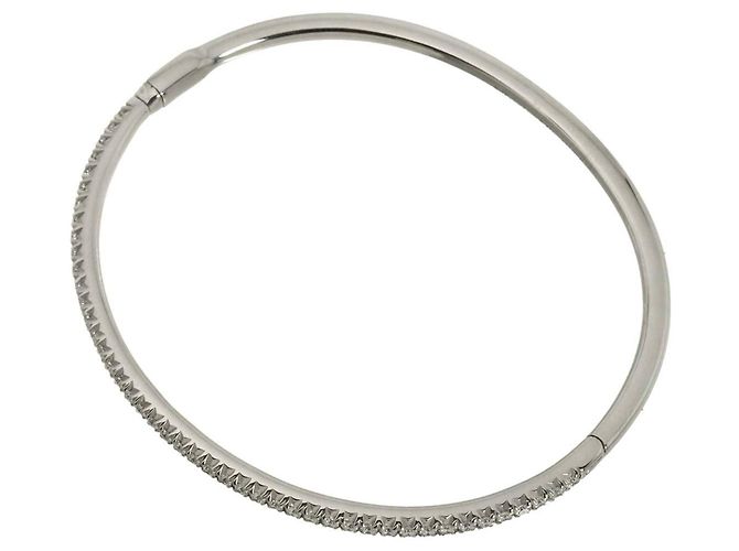 Autre Marque Bracciale rigido Tiffany & Co. Metro Hinge con diamanti - vista 4