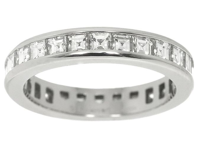 Autre Marque Tiffany & Co. Princess Cut Full Circle Diamantring - Ansicht 2