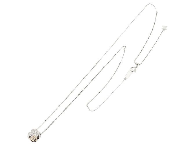 Céline Collana Celine Diamond 0.08ct in Oro Bianco e Oro Rosa 18K - vista 2