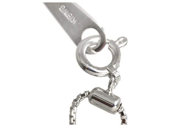Céline Collana Celine Diamond 0.08ct in Oro Bianco e Oro Rosa 18K - vista 8
