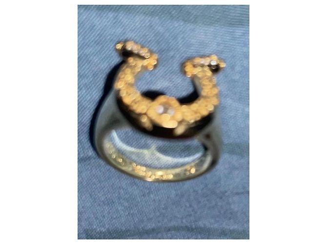 Anello Thomas Sabo in oro giallo con diamanti. - vista 2