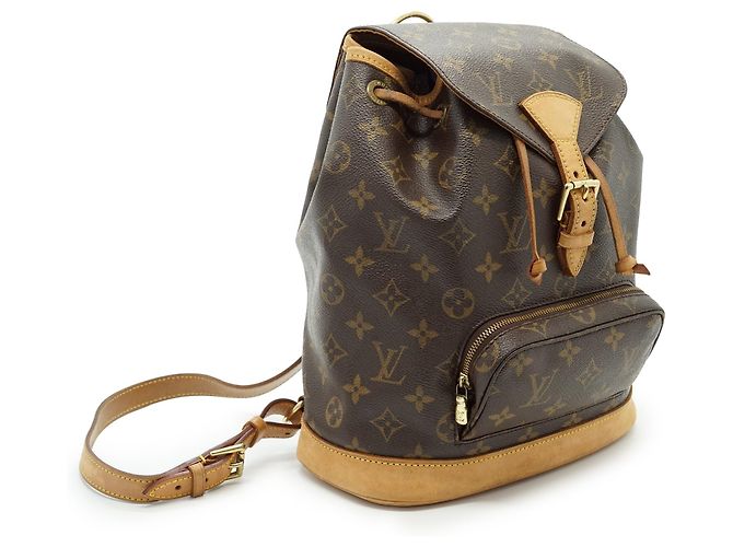 Louis Vuitton Zaino Vintage Monogram Canvas Montsouris MM - vista 2