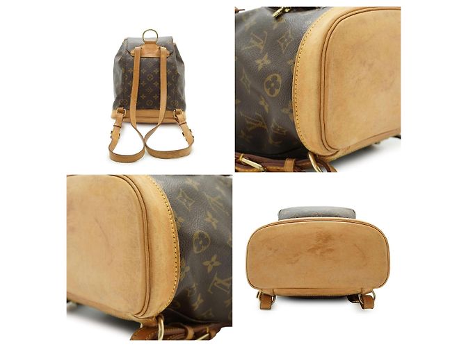 Louis Vuitton Zaino Vintage Monogram Canvas Montsouris MM - vista 6
