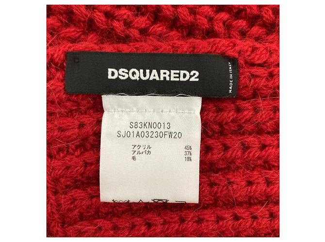DSQUARED2 Strickschal aus Alpakamischung - Ansicht 4