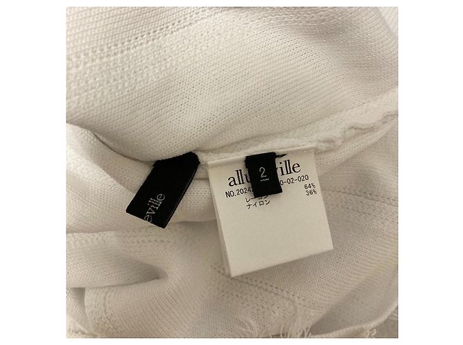 Autre Marque Pullover in maglia con maniche francesi e frange allureville - vista 3