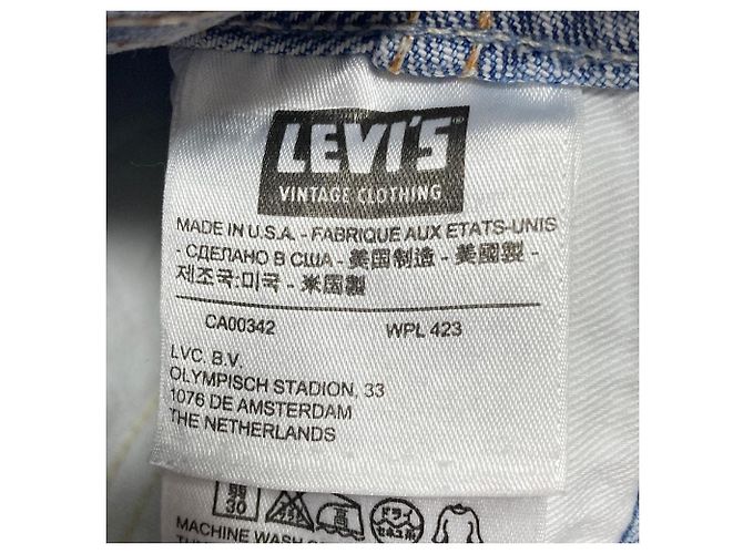 Autre Marque Vaqueros Levi's 606 Azul Índigo - vista 6