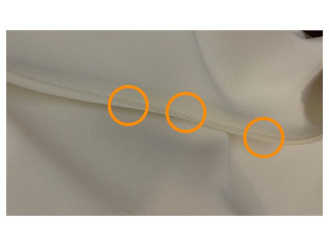 Tuta a maniche corte bianca e nera Céline - vista 5