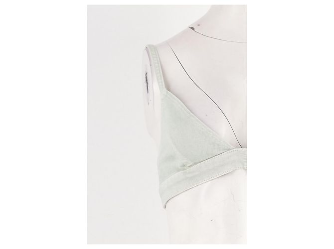 Top Calvin Klein de algodón azul con escote en V - vista 6
