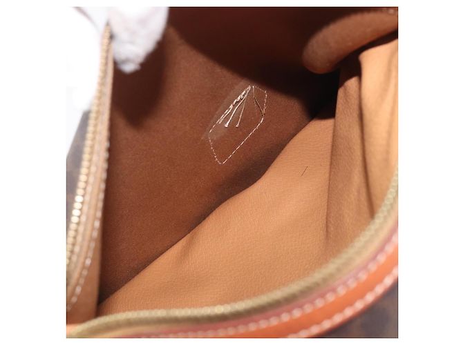Céline CELINE Macadam Canvas Shoulder Bag PVC Leather Brown Gold - vista 25