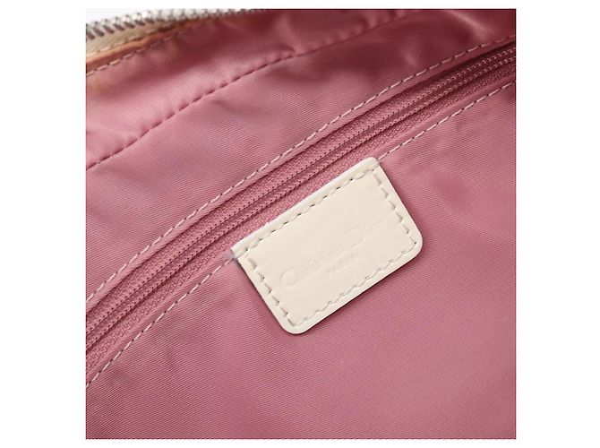 Christian Dior Trotter Canvas Shoulder Bag PVC Pink Silver - vista 18