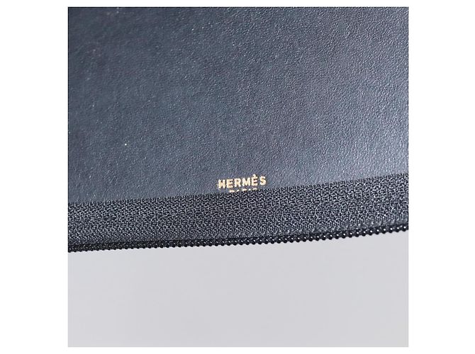 Hermès HERMES Clutch Bag Leather Black - vista 17