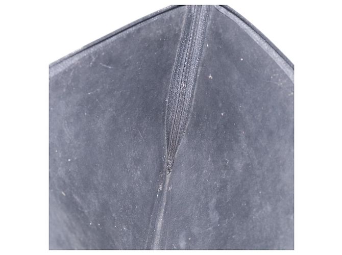 Hermès HERMES Clutch Bag Leather Black - vista 18
