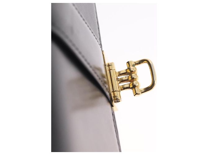 Céline CELINE Hand Bag Leather Black Gold - vista 17