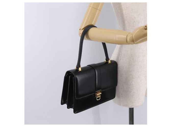 Céline CELINE Hand Bag Leather Black Gold - vista 31