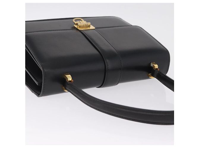 Céline CELINE Hand Bag Leather Black Gold - vista 6