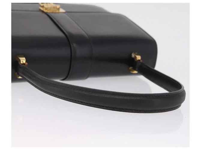 Céline CELINE Hand Bag Leather Black Gold - vista 7