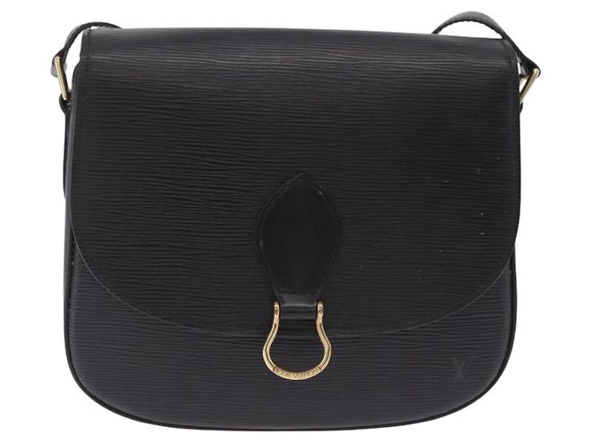 Saint-Cloud LOUIS VUITTON Epi Saint Cloud GM Shoulder Bag Black M52192 LV - vista 13