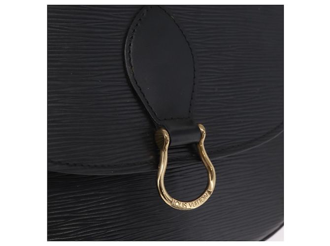 Saint-Cloud LOUIS VUITTON Epi Saint Cloud GM Shoulder Bag Black M52192 LV - vista 20