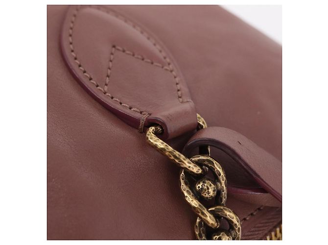 LOUIS VUITTON Lockit Chain Hand Bag Leather Rose M94358 LV - vista 8