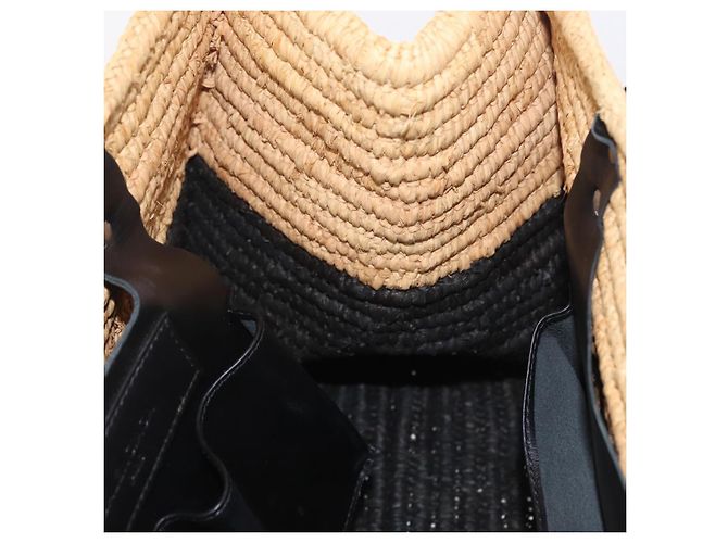 Balenciaga Hand Bag Raffia Beige Silver 339560 - vista 21