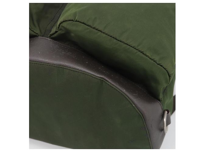 PRADA Rucksack Nylon Green Silver - Ansicht 17