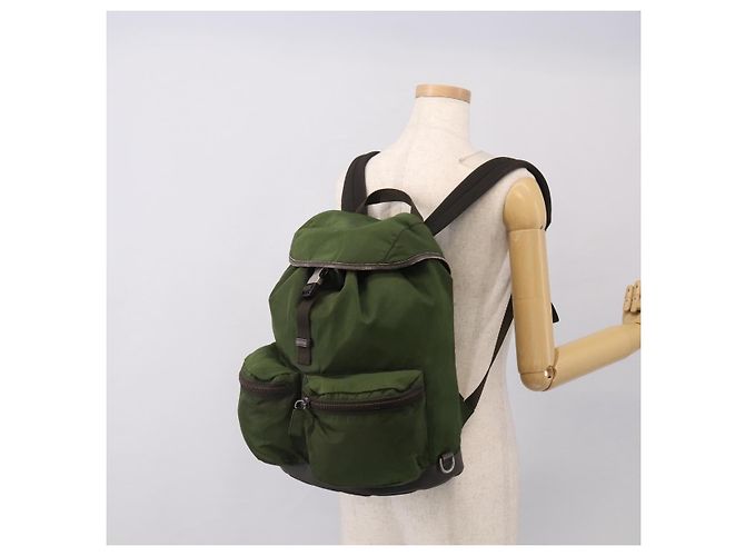 PRADA Rucksack Nylon Green Silver - Ansicht 27